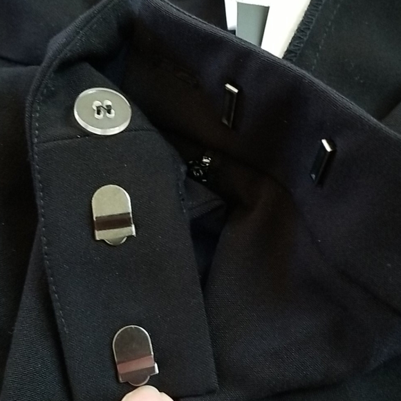 Black ladies trousers zip front - Picture 8 of 8